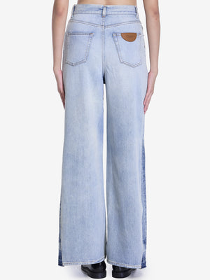 CHLOÉ High-Waisted Wide-Leg Palazzo Jeans