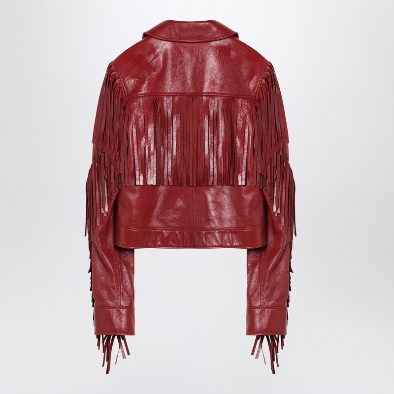 CHLOÉ Mini Fringed Leather Jacket