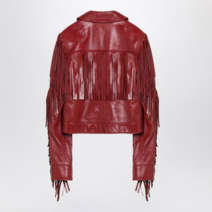 CHLOÉ Mini Fringed Leather Jacket