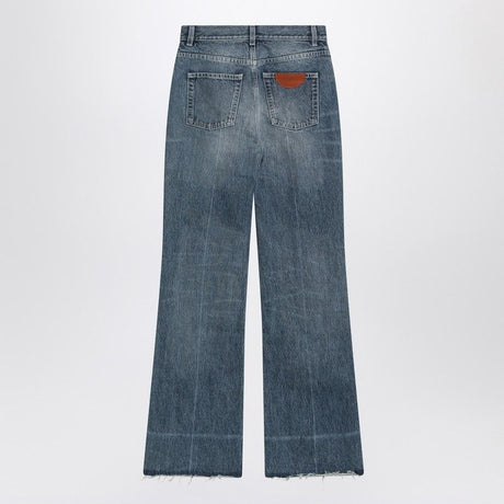 CHLOÉ High-Waisted Faded Denim Jeans