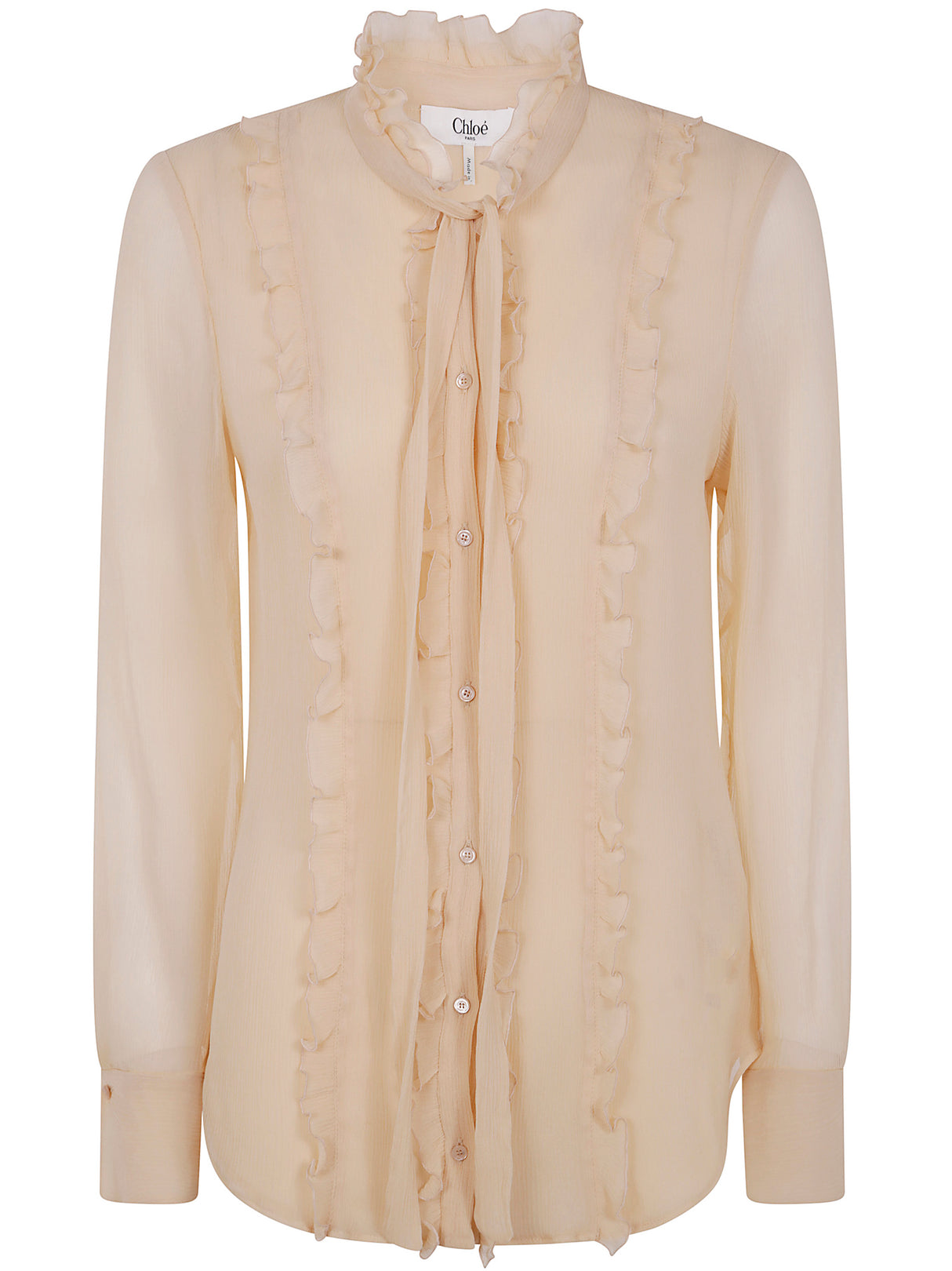 CHLOÉ Elegant Silk Fit Shirt for Women