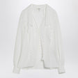 CHLOÉ Embroidered Bow Tie Shirt for Women - SS25