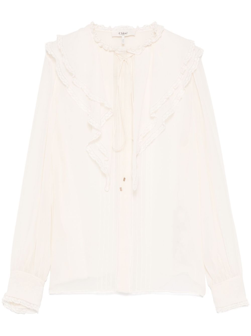 CHLOÉ Silk Ruffled Blouse