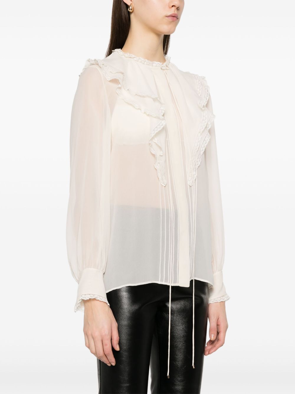 CHLOÉ Silk Ruffled Blouse