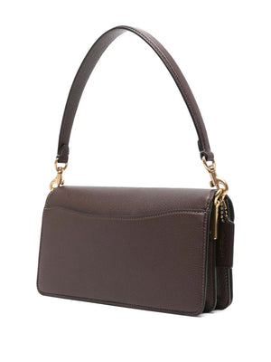 COACH Mini Polished Pebble Leather Shoulder Bag