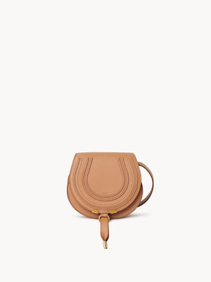 CHLOÉ エレファントグレーのチックなサドルハンドバッグ