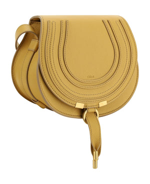 CHLOÉ エレファントグレーのチックなサドルハンドバッグ