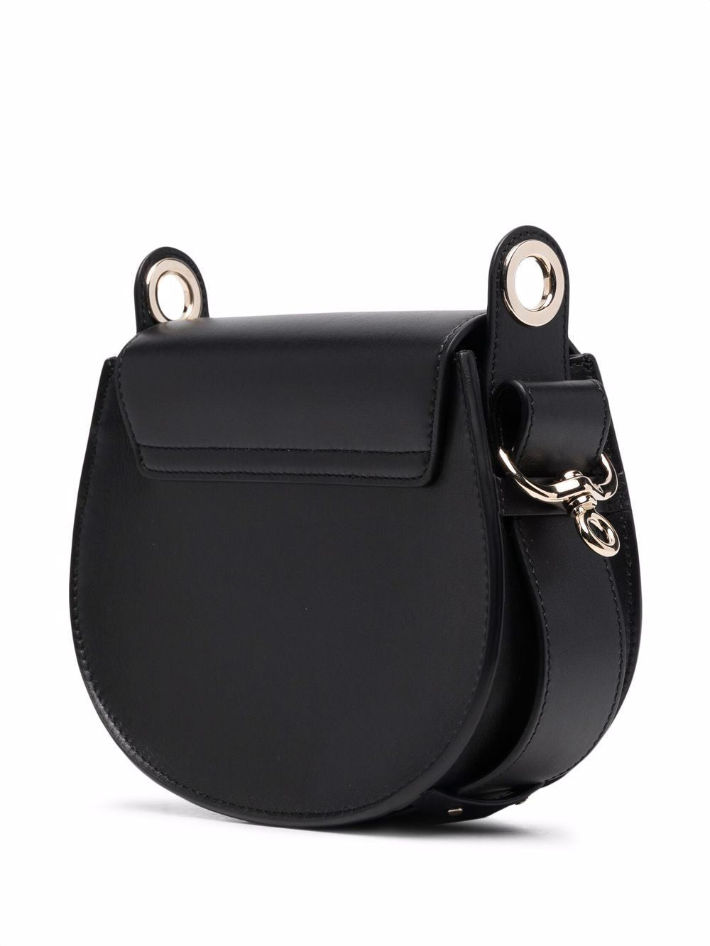 CHLOÉ Mini Crossbody Bag with Golden Logo Buckle