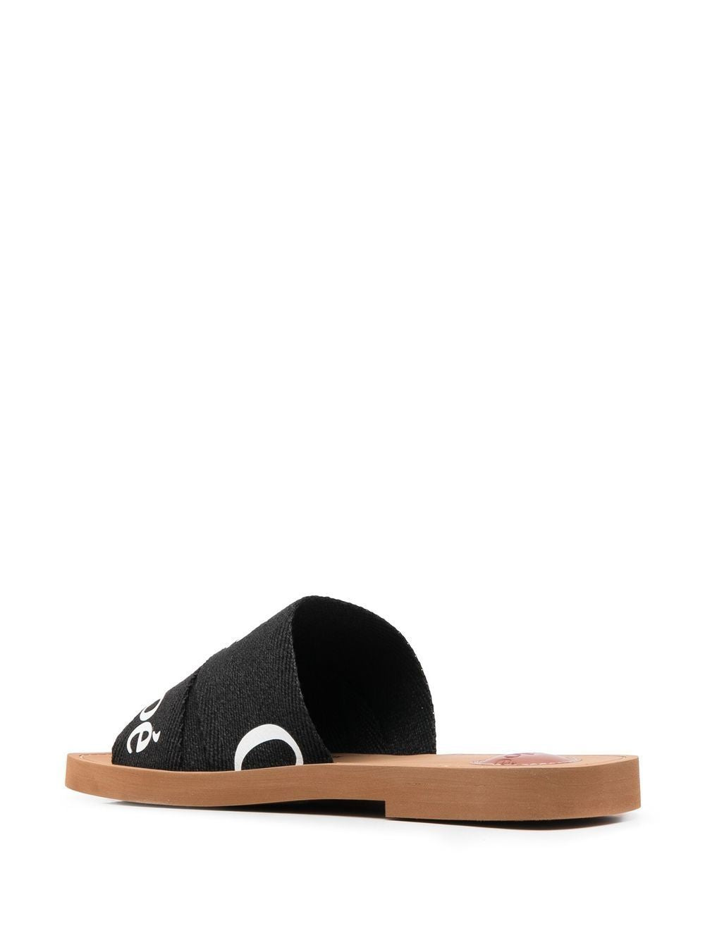 CHLOÉ Woody Flat Sandal with BCO Logo