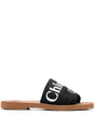 CHLOÉ Woody Flat Sandal with BCO Logo