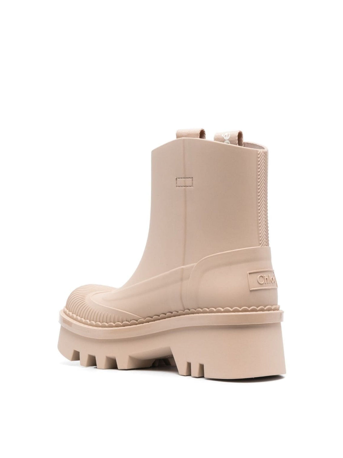 CHLOÉ Chic Rain Boots with Logo Heel - 5.5 CM