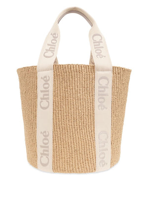 CHLOÉ Large Woven Basket Bag