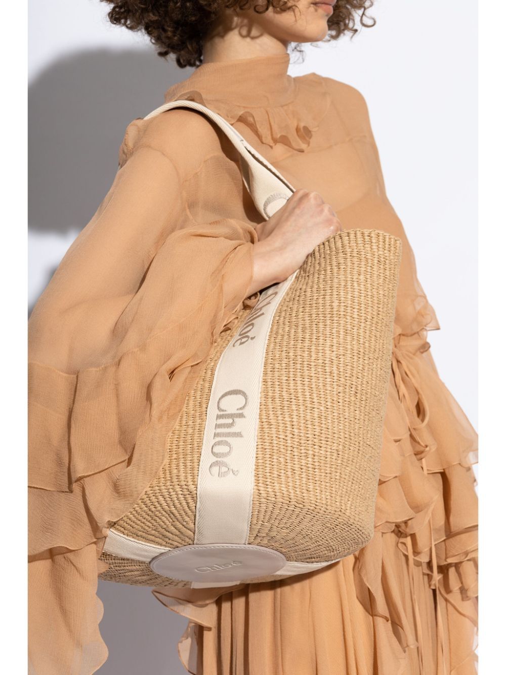 CHLOÉ Large Woven Basket Bag