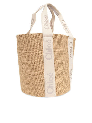 CHLOÉ Large Woven Basket Bag