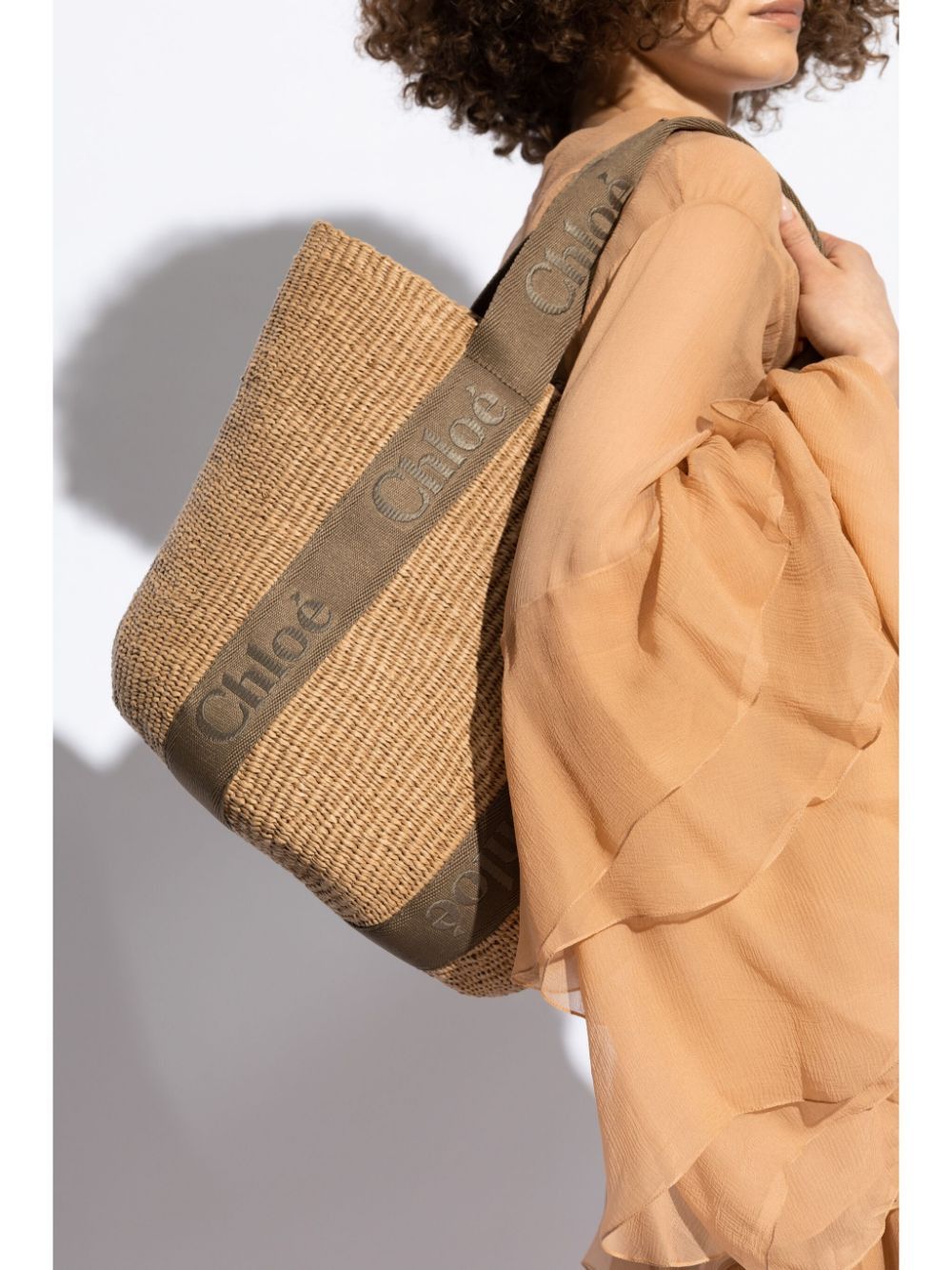 CHLOÉ Large Woven Basket Bag