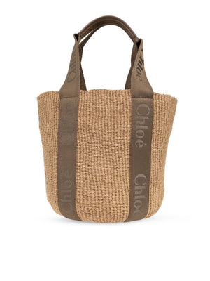 CHLOÉ Large Woven Basket Bag