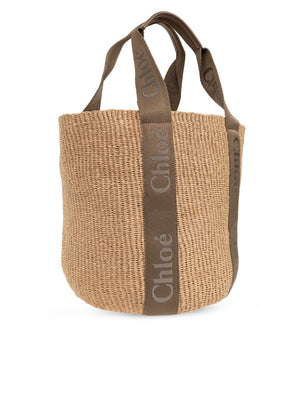 CHLOÉ Large Woven Basket Bag