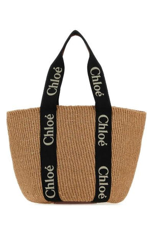 CHLOÉ Large Woven Basket Bag