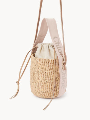 CHLOÉ Pouch Handbag Mini Natural Logo