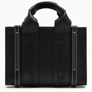 CHLOÉ Mini Leather Handbag with Woody Ribbon