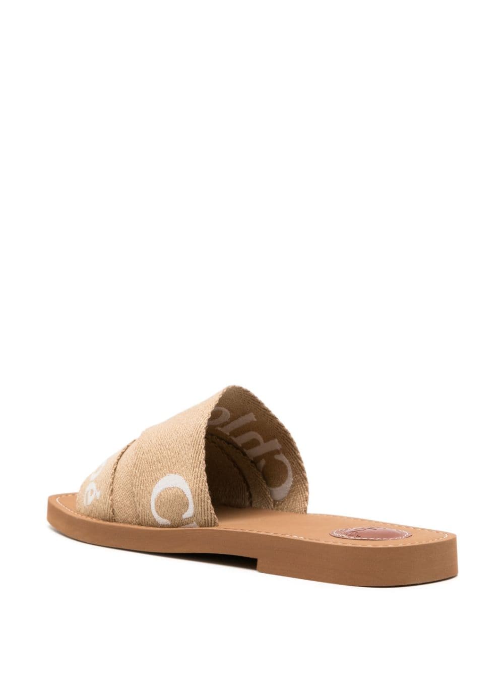 CHLOÉ Pink & Purple Linen Sandals for Women