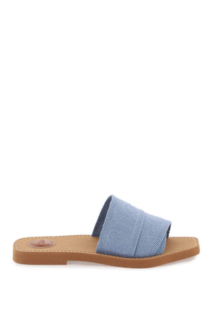 CHLOÉ Pink & Purple Linen Sandals for Women