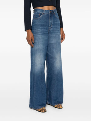 CHLOÉ High-Rise Wide Leg Denim Jeans