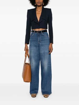 CHLOÉ High-Rise Wide Leg Denim Jeans