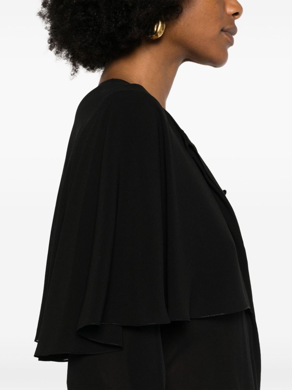 CHLOÉ Silk Cape-Style Shirt