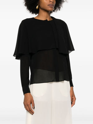 CHLOÉ Silk Cape-Style Shirt