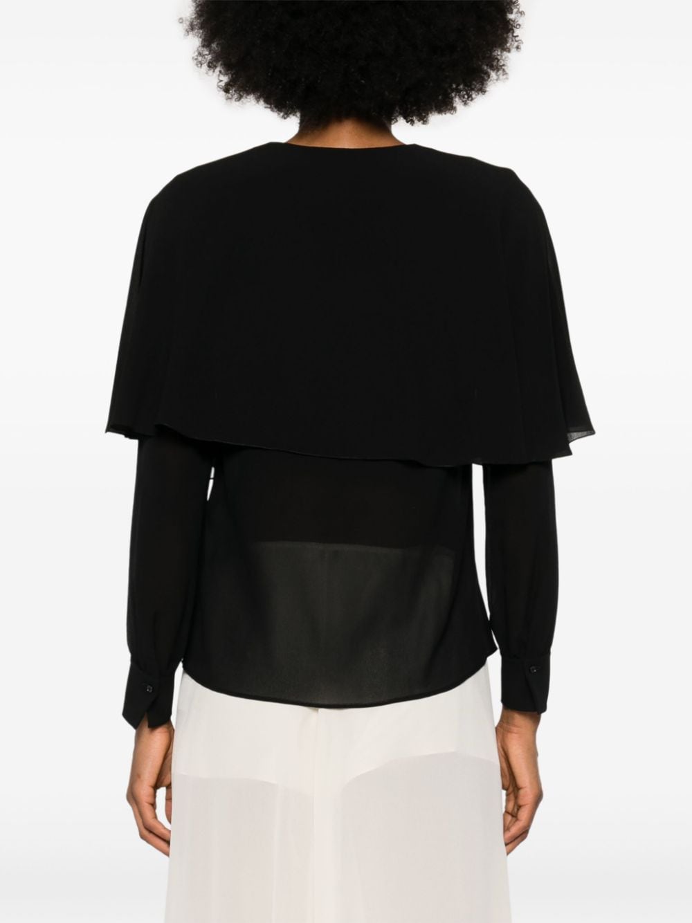 CHLOÉ Silk Cape-Style Shirt