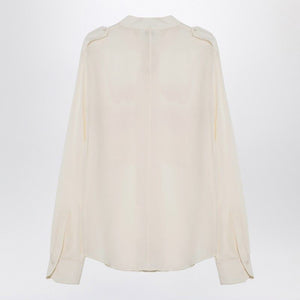 CHLOÉ Silk Blouse with Mandarin Collar for Women