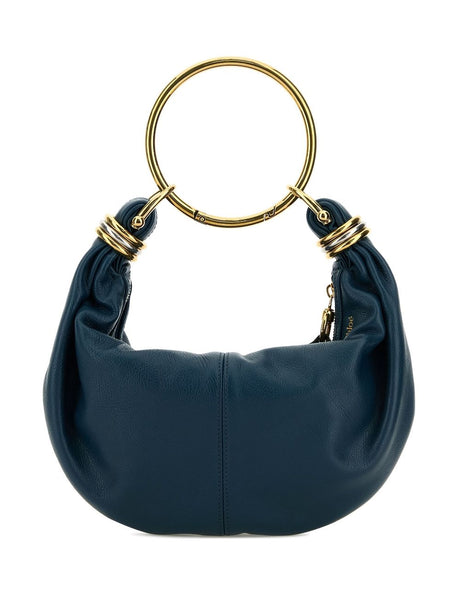 CHLOÉ Mini Logo Pouch Hobo Handbag