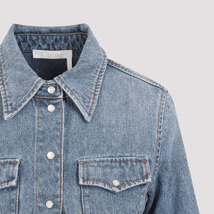 CHLOÉ Denim Shirt for Women - SS24 Collection