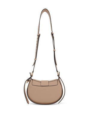 CHLOÉ Mini Leather Crossbody Bag with Golden Accents