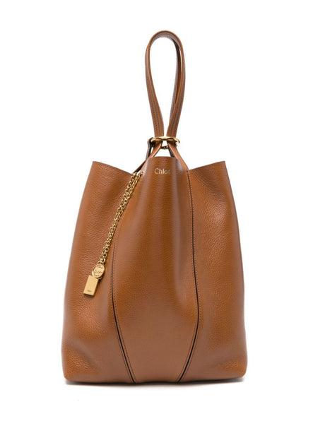 CHLOÉ Signature Logo Tote Handbag