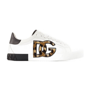 DOLCE & GABBANA Chic Printed Sneakers for Women - SS25