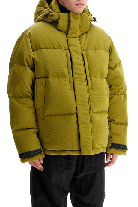 WOOLRICH Men's Mini Quilted Down Jacket with Removable Hood