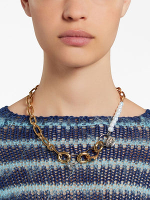 MARNI Collar Necklace with Ring Detail