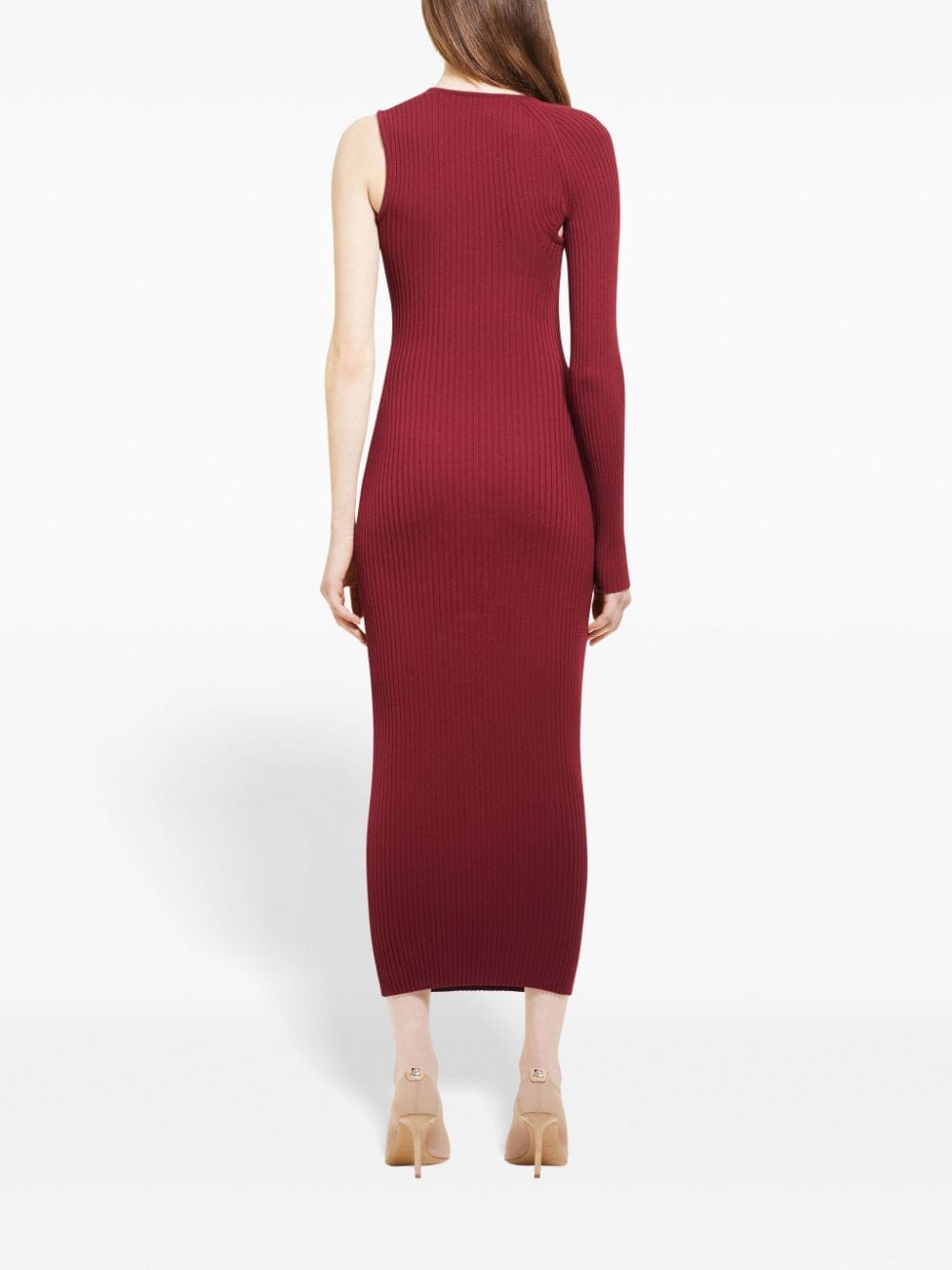 COURREGES Asymmetrical Long Sleeve Dress