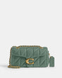 COACH Quilted Tabby Mini Shoulder Handbag with Chain