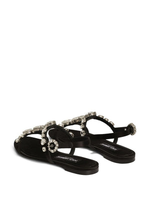 DOLCE & GABBANA Crystal Embellished Sandals for Women