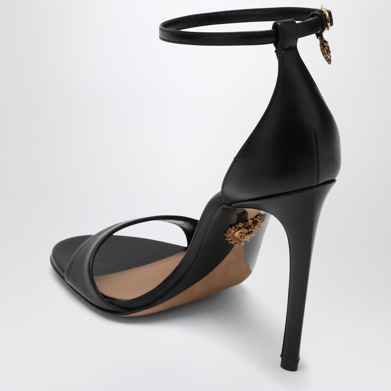 DOLCE & GABBANA Mini Patent Leather Devotion Sandals