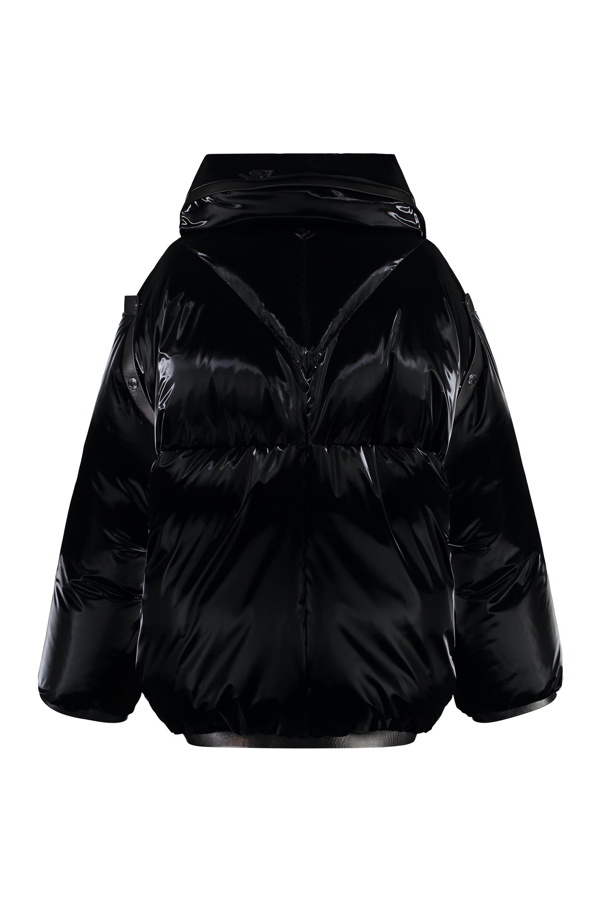 TOM FORD Glossy Nylon Down Jacket with Removable Sleeves - FW23