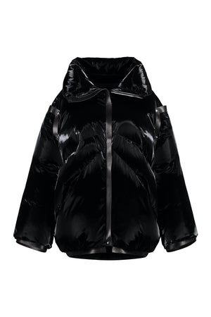 TOM FORD Glossy Nylon Down Jacket with Removable Sleeves - FW23