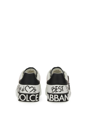 DOLCE & GABBANA Logo Patch Sneaker for Men