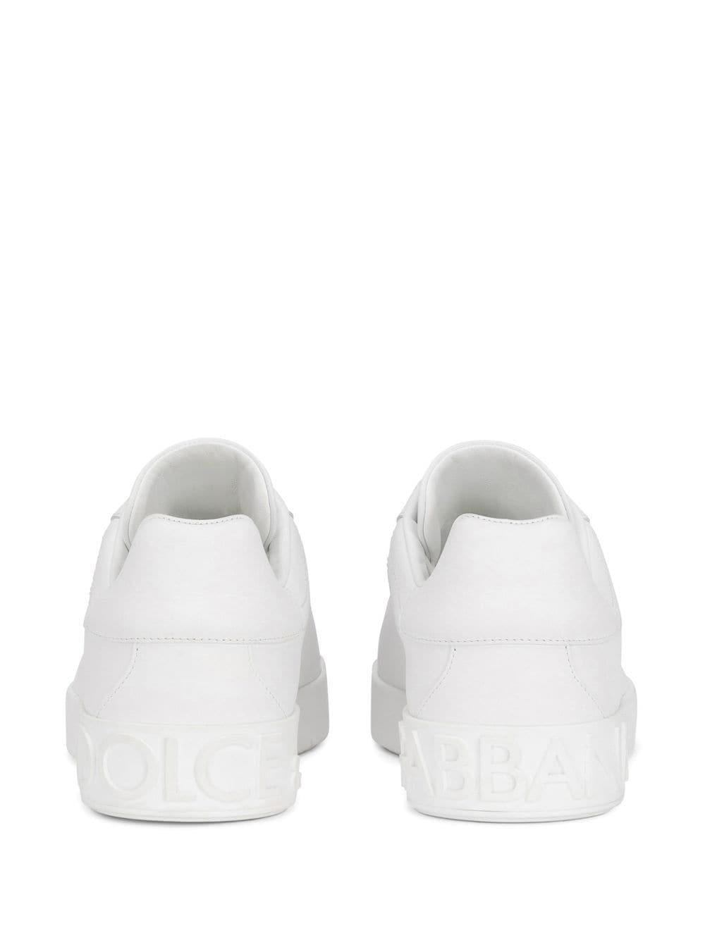 DOLCE & GABBANA Leather Low-Top Sneakers for Men