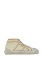 DOLCE & GABBANA Vintage Mid Top Sneakers with Rubber Sole