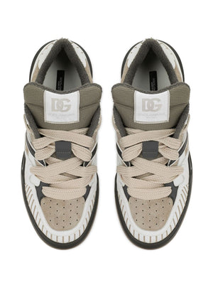 DOLCE & GABBANA Luxury Leather Sneakers for Men - New Rome Style