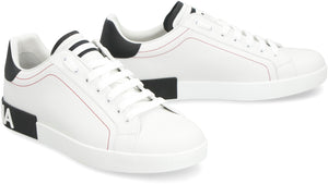 DOLCE & GABBANA Stylish Leather Trainer for Men